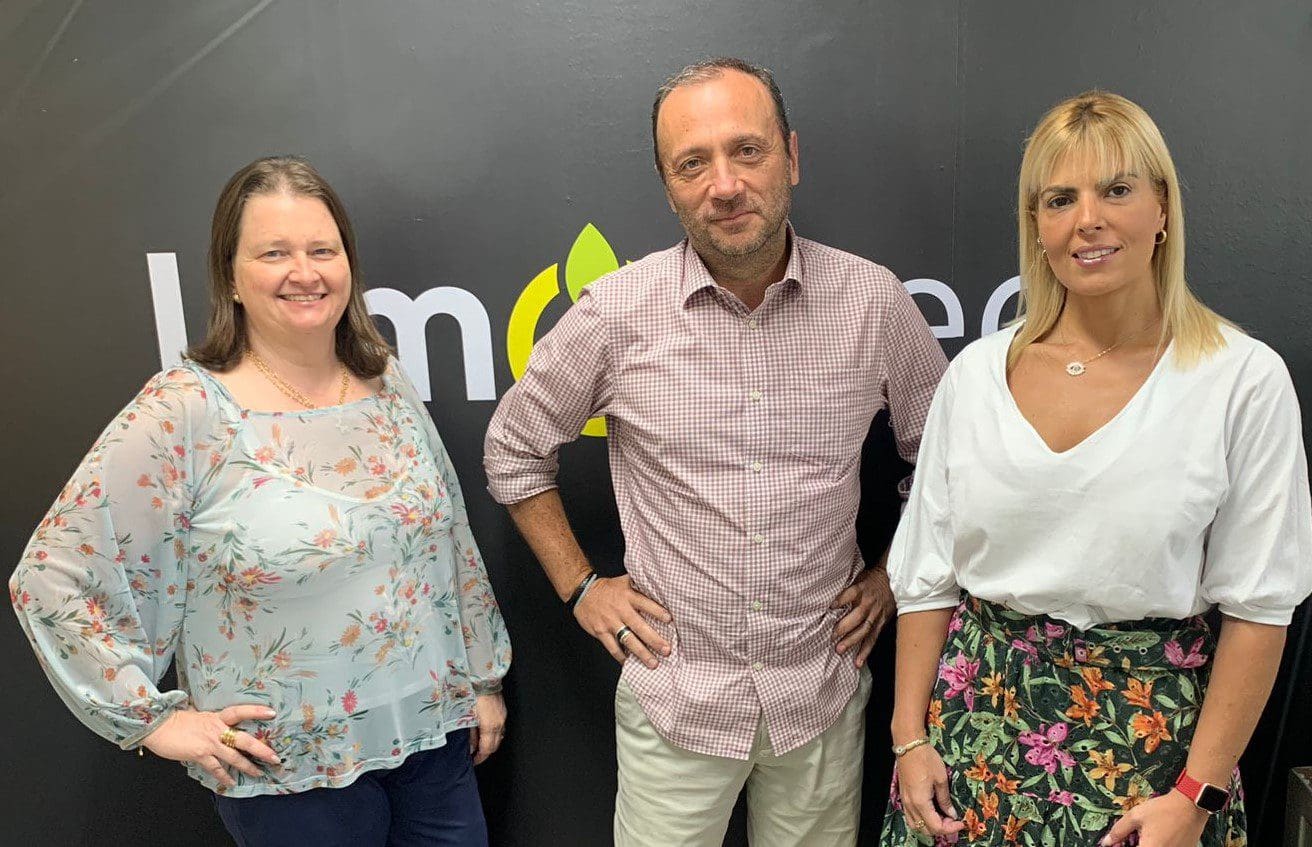 Ester, Armando e Juliana da Lemontech