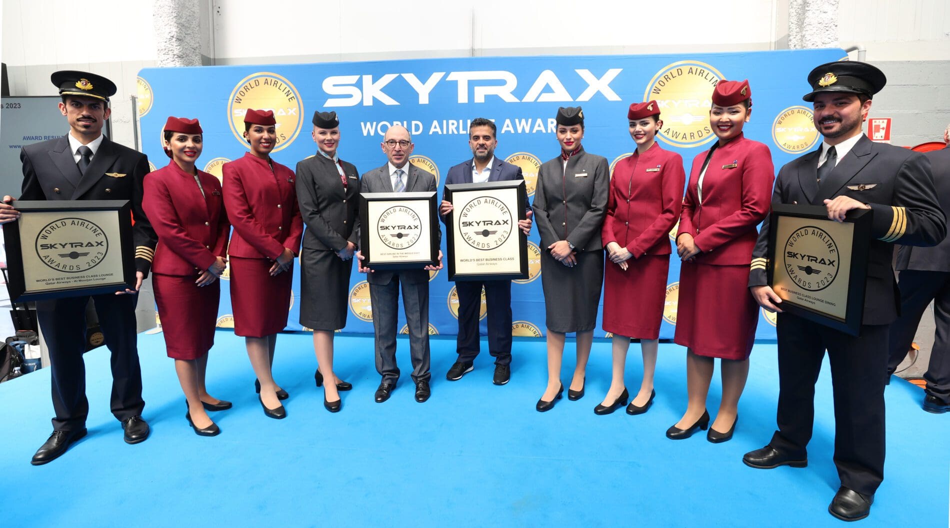 Qatar Airways recebe prêmio de Melhor Classe Executiva do Mundo