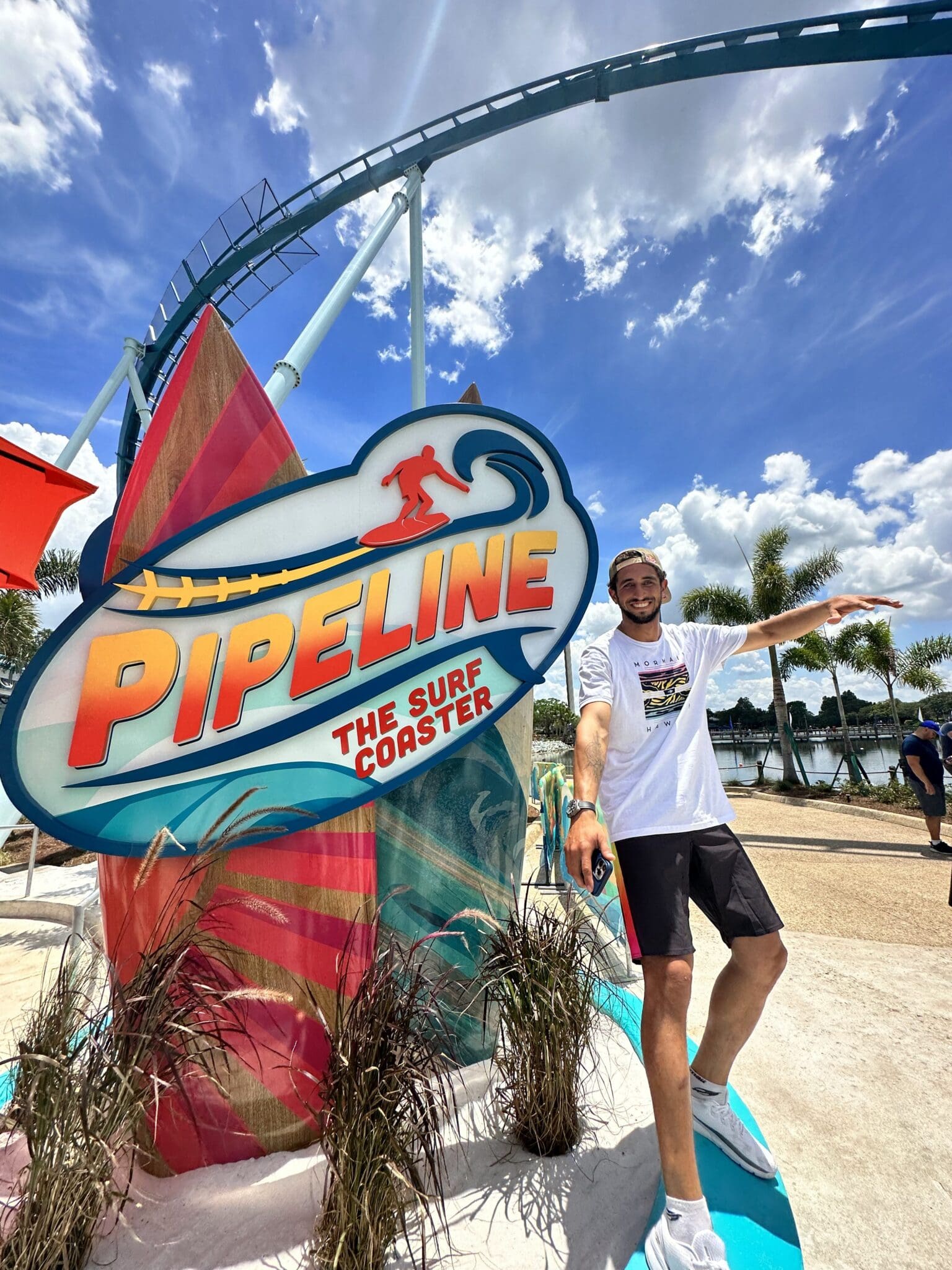 Lucas Chumbo no Seaworld.