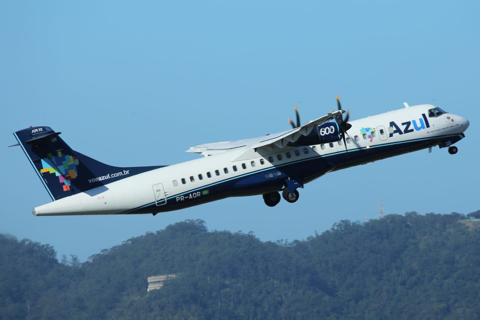 Aeronave Azul. - Foto: Luis Neves.