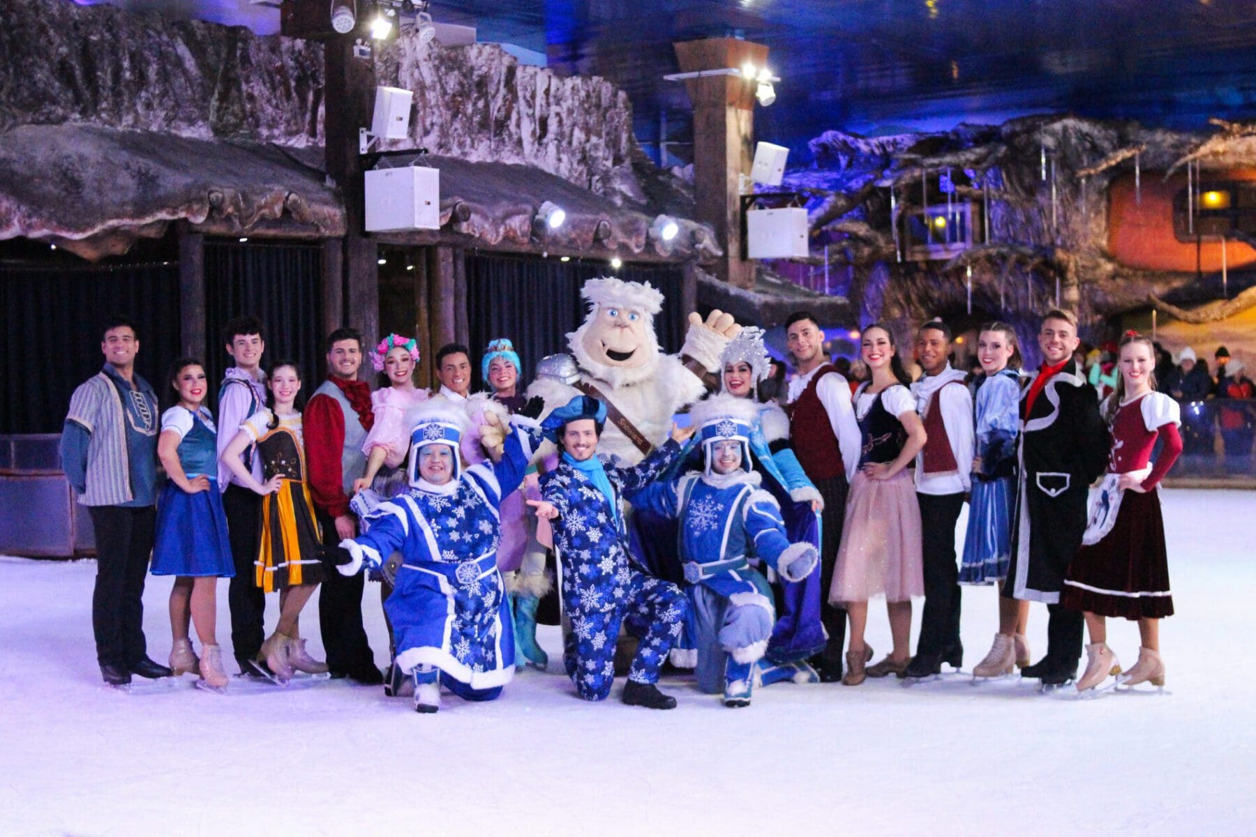 Show de patinação no Snowland. Foto: Divulgação