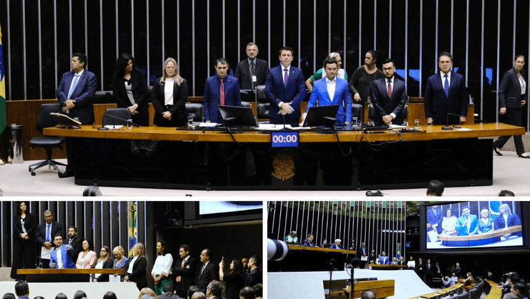 Sessão Solene na Câmara dos Deputados homenageou os 20 anos de criação do MTur. - Foto: Roberto Castro/MTur