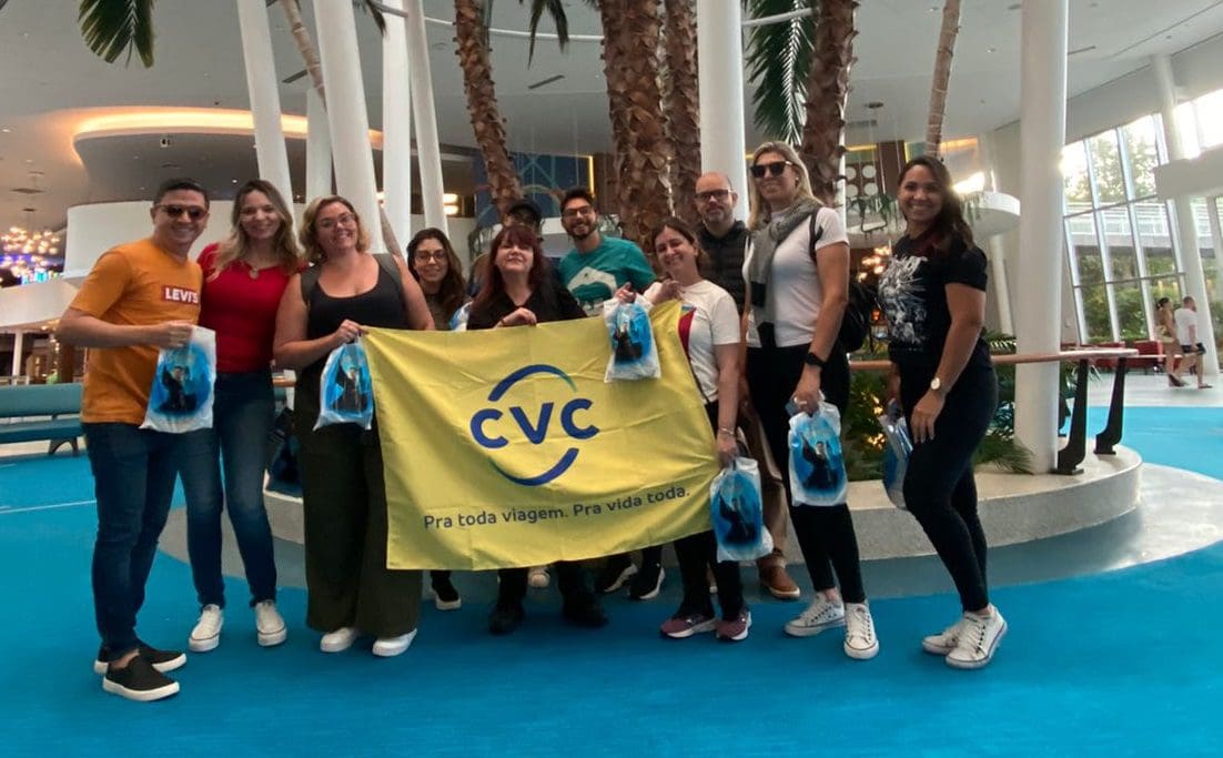 O famtour da CVC durou quatro dias e contou com a parceria da Universal Orlando Resort e da Gol