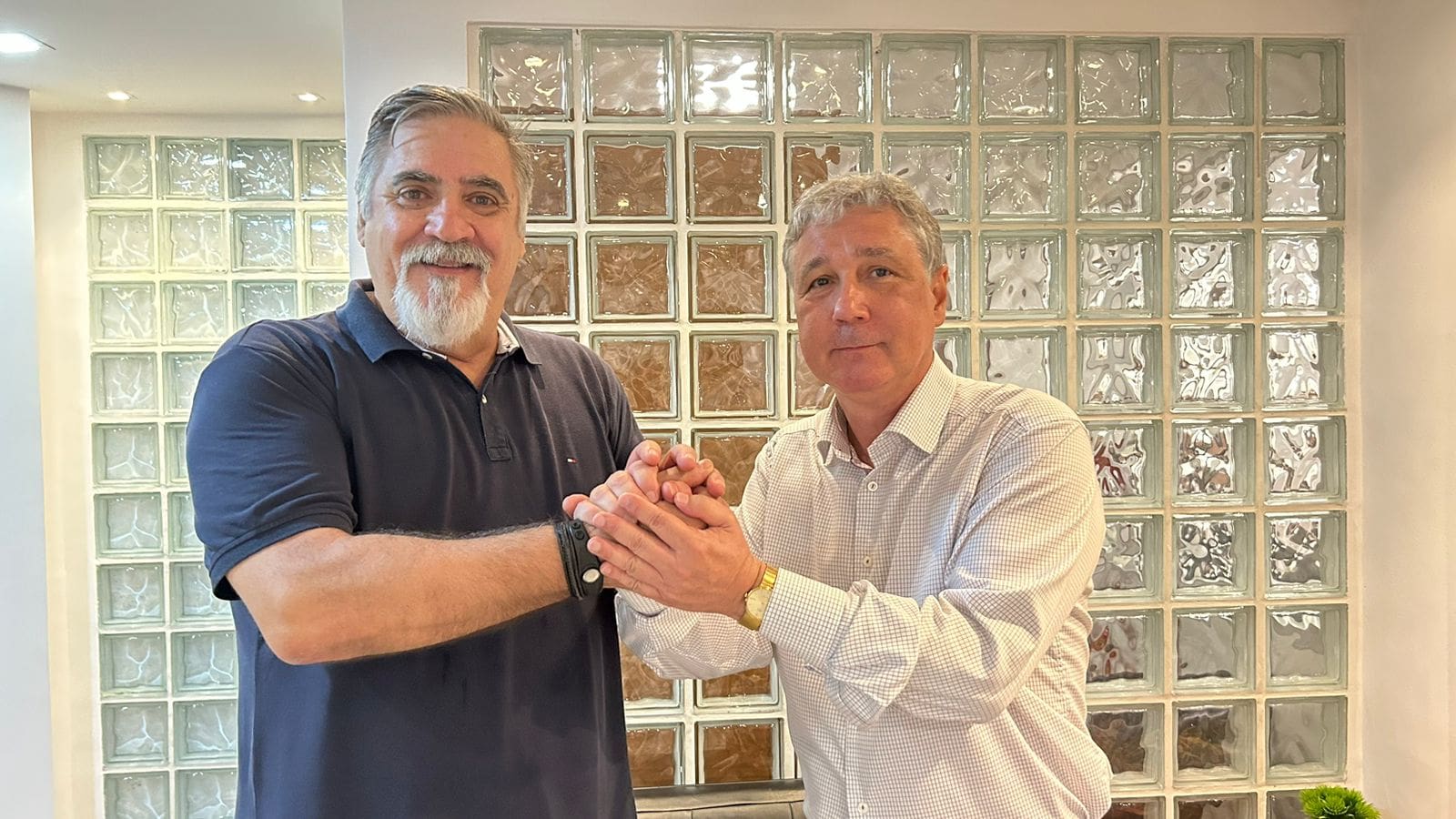 Aldo Siviero e Luiz Strauss. Foto: Divulgação