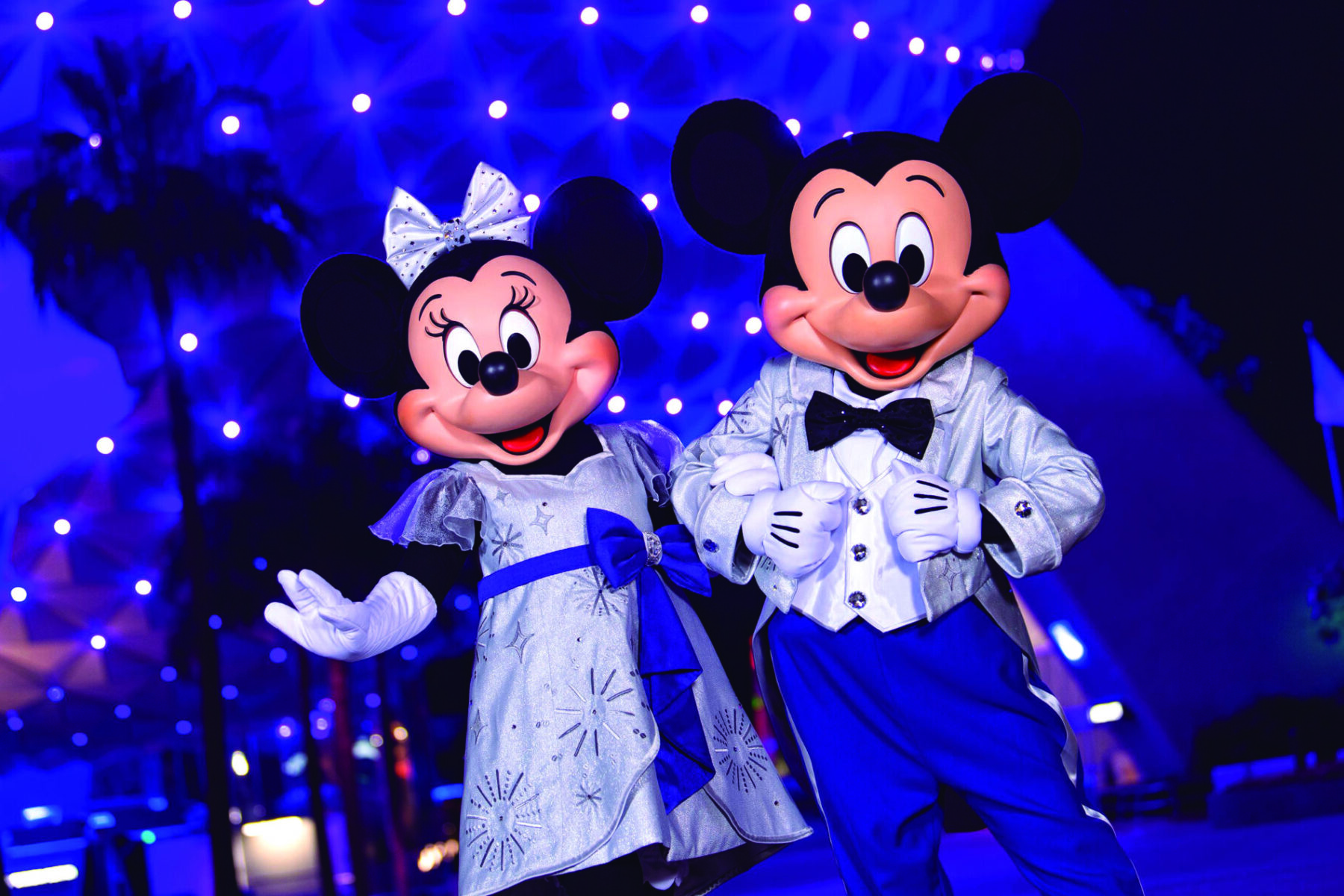 Minnie e Mickey podem ser vistos nos parques da Disney. Foto: Divulgação