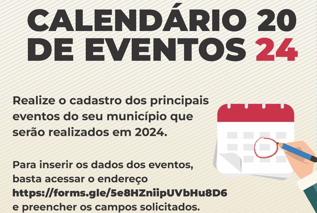 Formulário de Eventos Turísticos 2024 - Foto: Divulgação