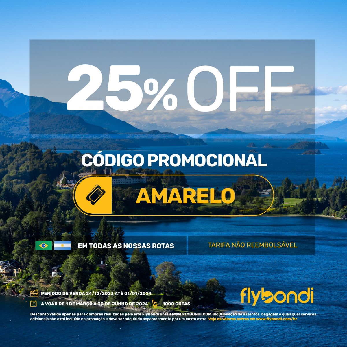 Promoção Flybondi - Foto: Divulgação