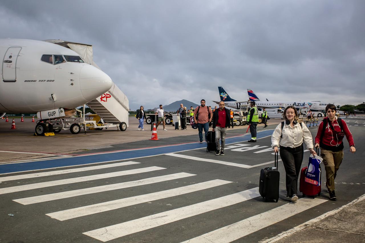 Aeroporto de Navegantes começa o ano com retomada de voos internacionais - Foto Divulgação: CCR Aeroportos