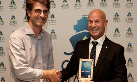 MSC Cruzeiros é premiada com o Green Marine Europe Label