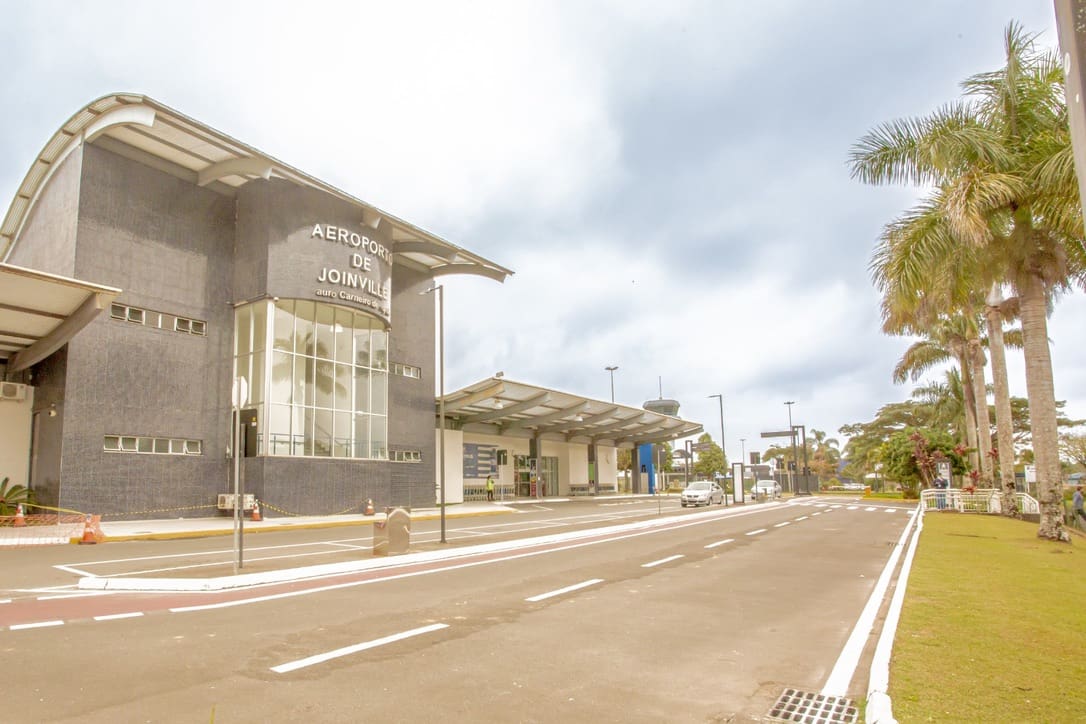 Aeroporto de Joinville tem aumento de 71% em passageiros, em relação ao feriado de páscoa de 2023 - Foto: Divulgação