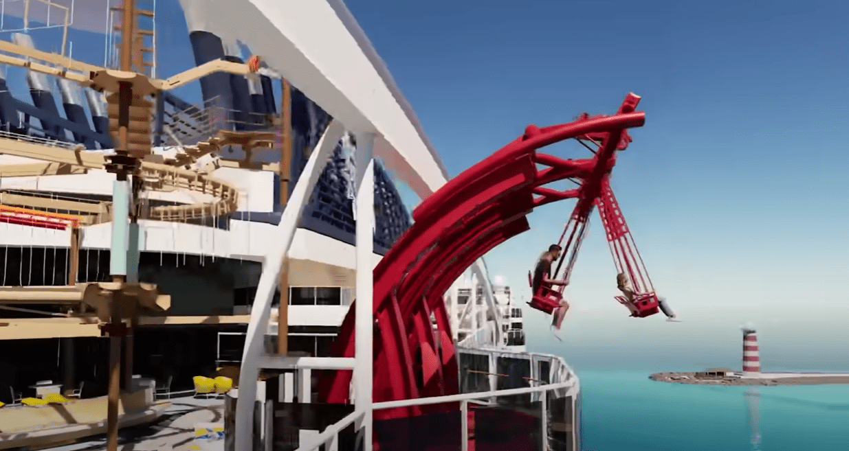 O Cliffhanger estará disponível no MSC World America, que será inaugurado em 2025