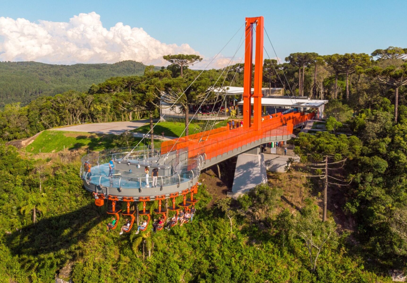 Skyglass Canela, maior plataforma de vidro do mundo - Foto: Divulgação