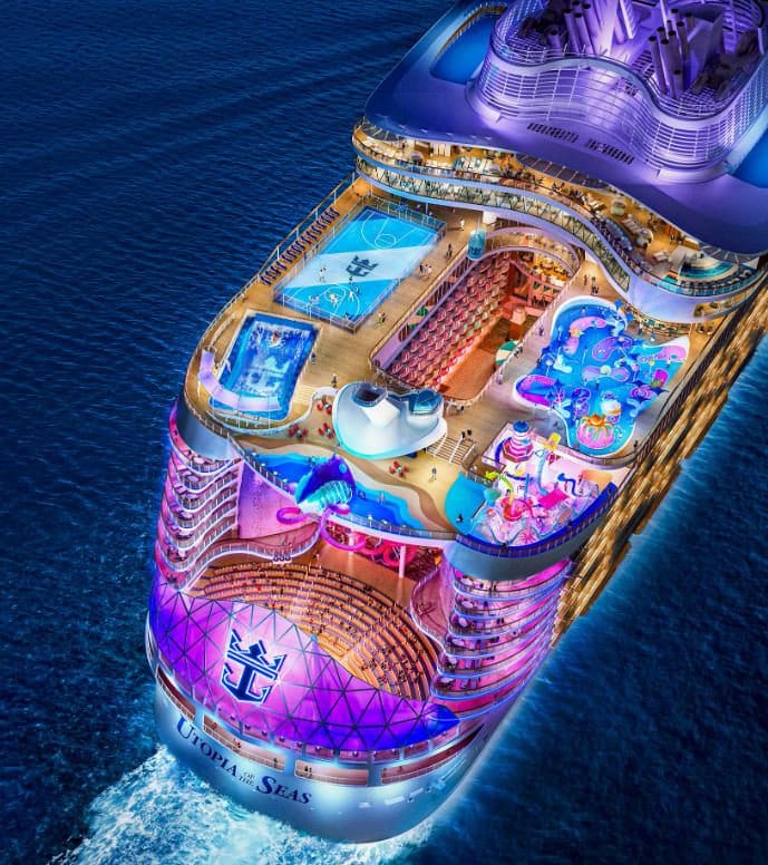 Utopia of the Seas, Royal Caribbean. Foto: Divulgação