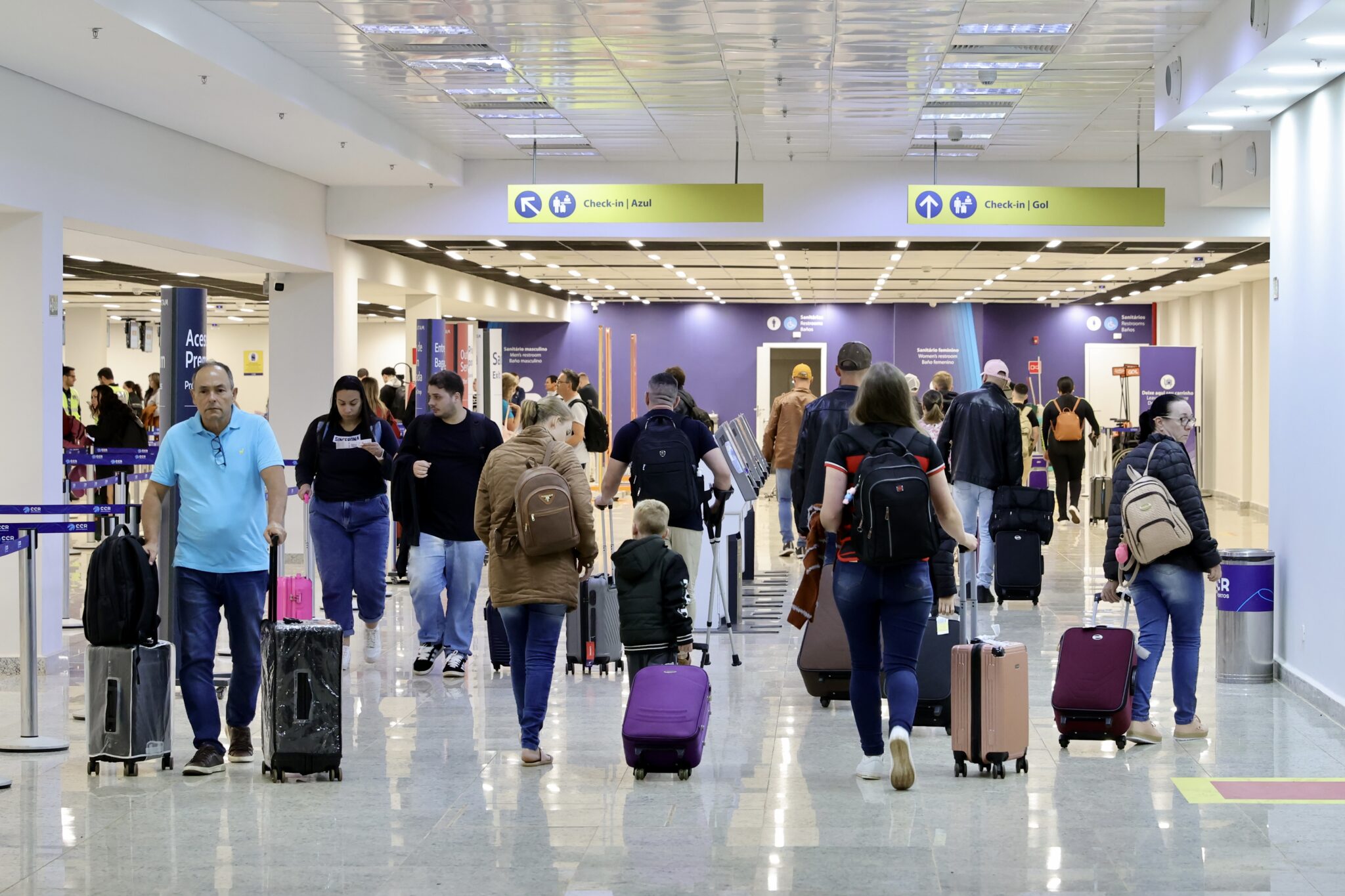 Aeroporto de Foz do Iguaçu alcança 1 milhão de passageiros em 2024