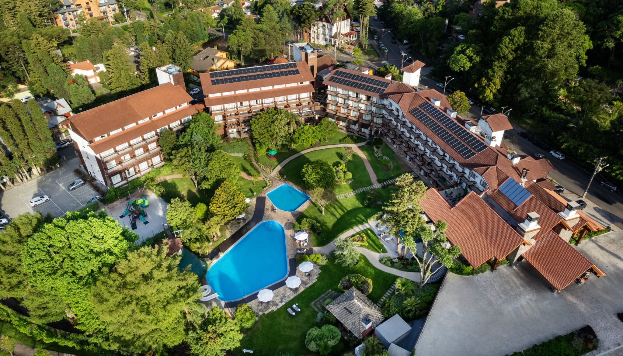 O Hotel Alpestre, em Gramado, é uma opção completa para os viajantes que estão visitando as Serras Gaúchas (Foto: Sérgio Azevedo/Hotel Alpestre)