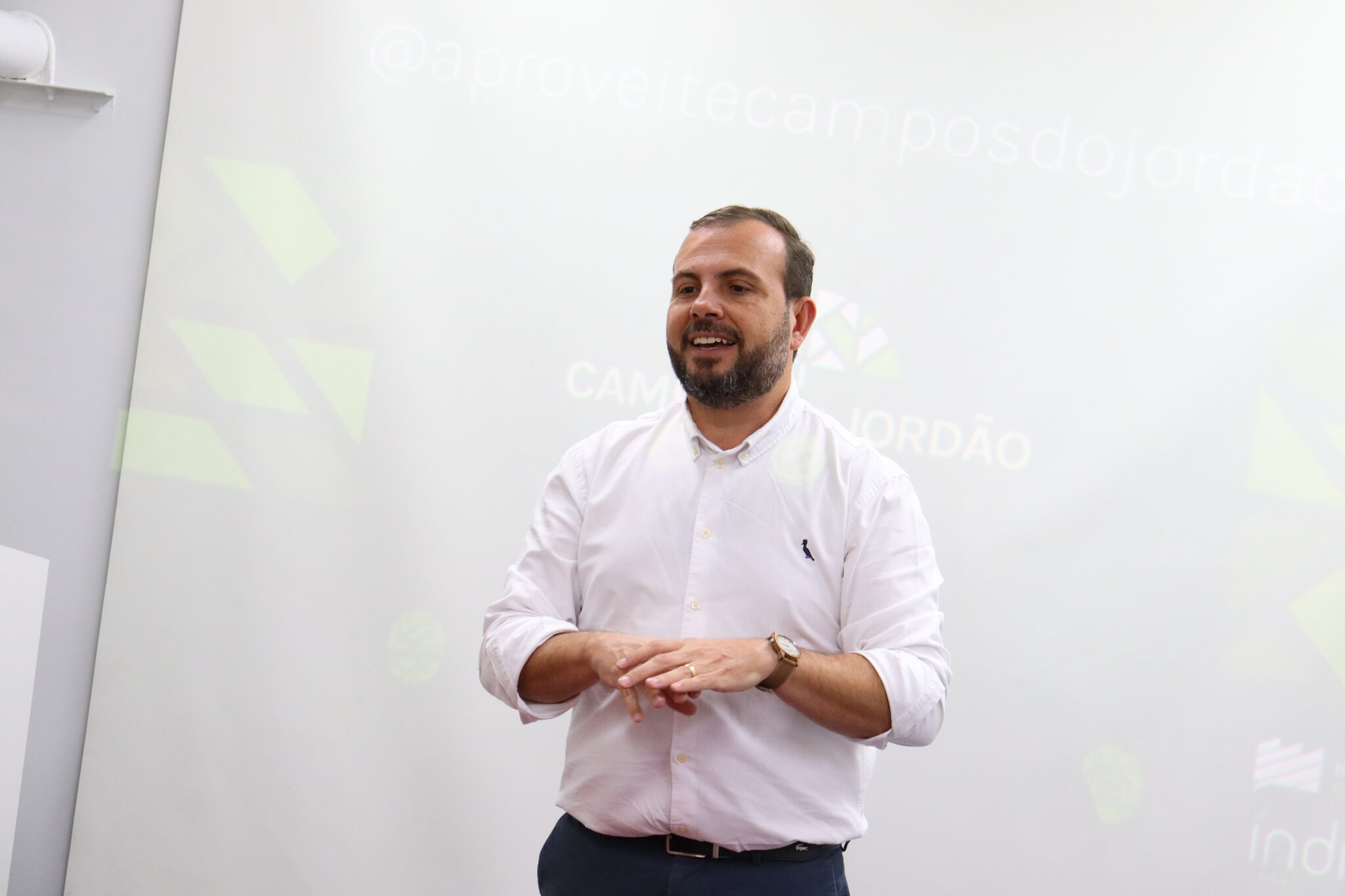 Sidney Junior, presidente do Comtur de Campos do Jordão (Foto: Felipe Lima/Brasilturis)