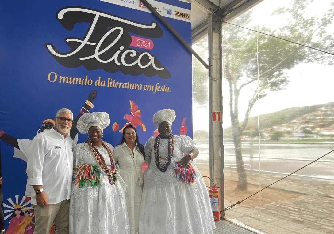 Setur-BA participa da Flica, com receptivo oficina de turbante afro e pesquisa turística (Foto: Eduardo Bastos Ascom Setur-BA)