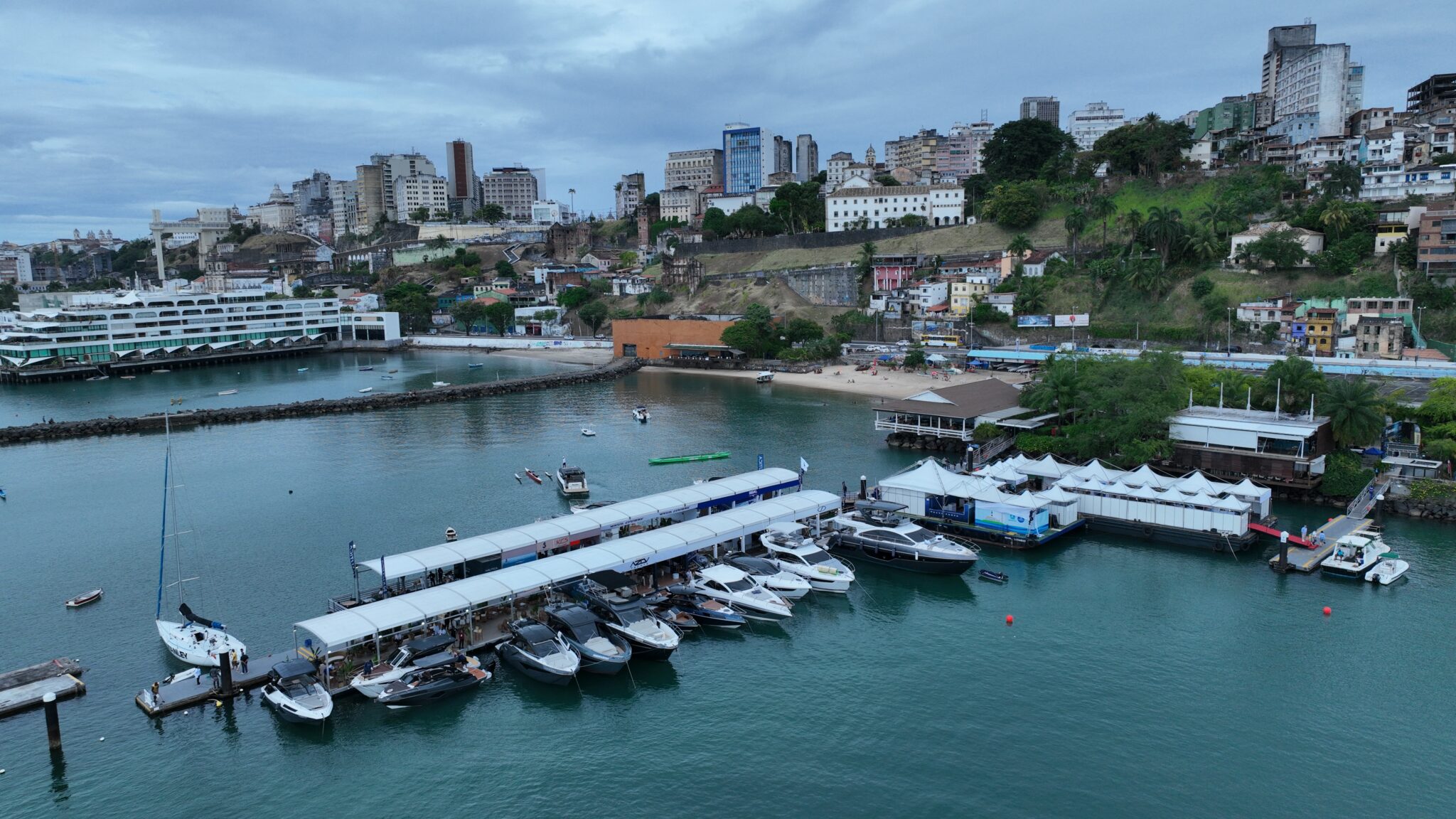 Salvador Boat Show conta com com exposições de embarcações, palestras e oportunidades de negócios para investidores e entusiastas do setor. Foto: Victor Santos / Revista Nautica