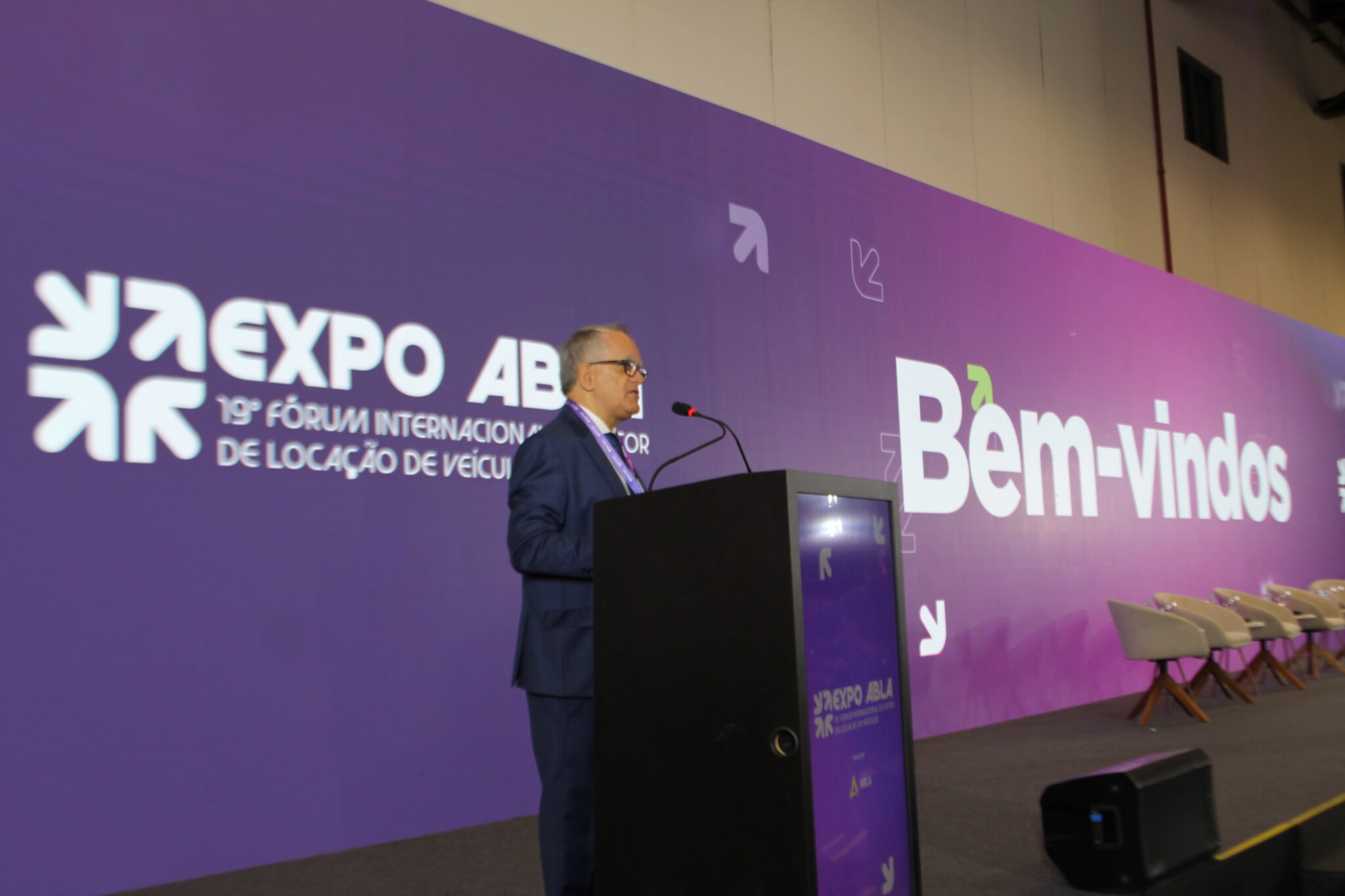 Marco Aurélio Nazaré faz discurso de abertura da Expo Abla