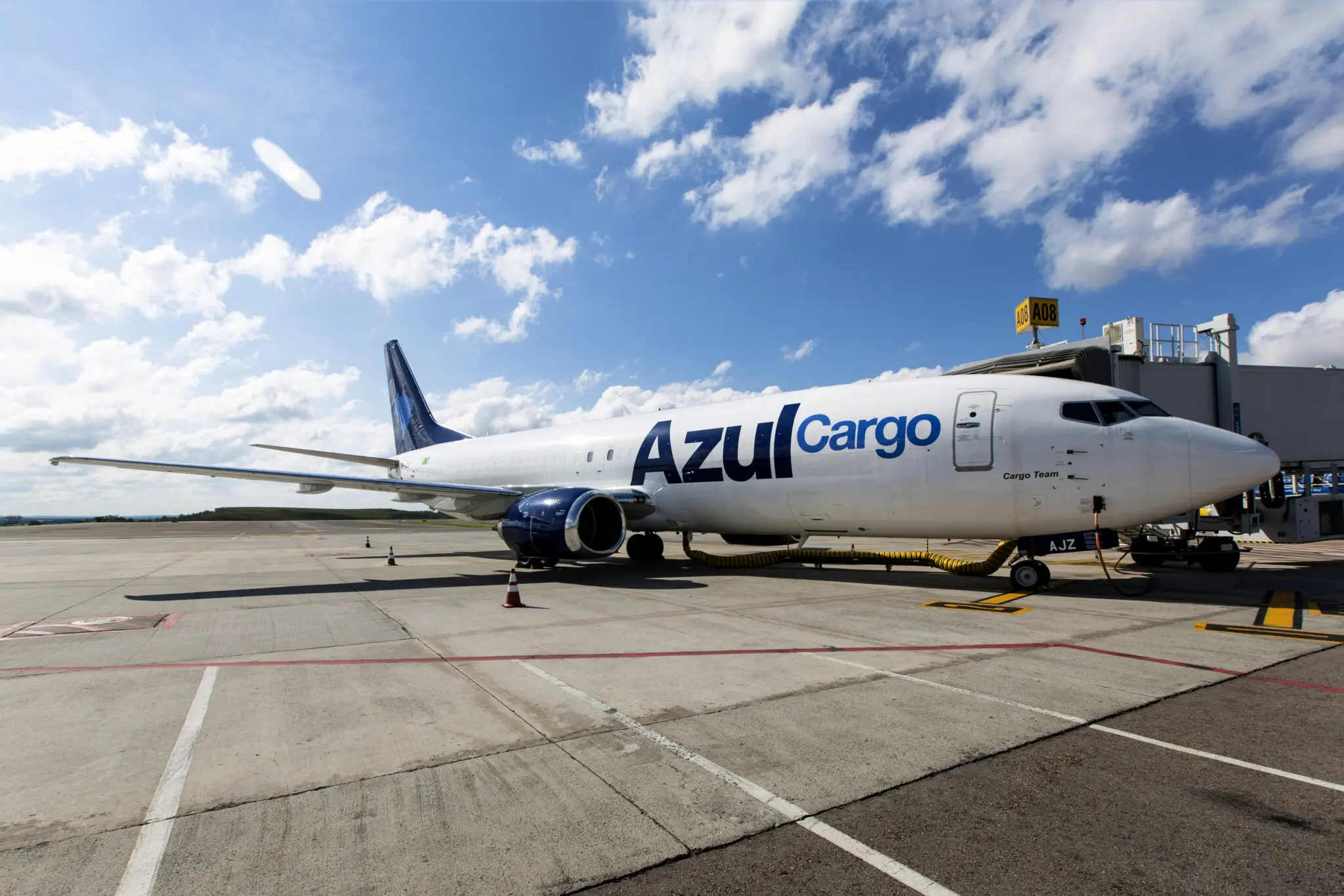 Aeronave Boeing 737 cargueira da Azul Cargo (Foto: Divulgação)