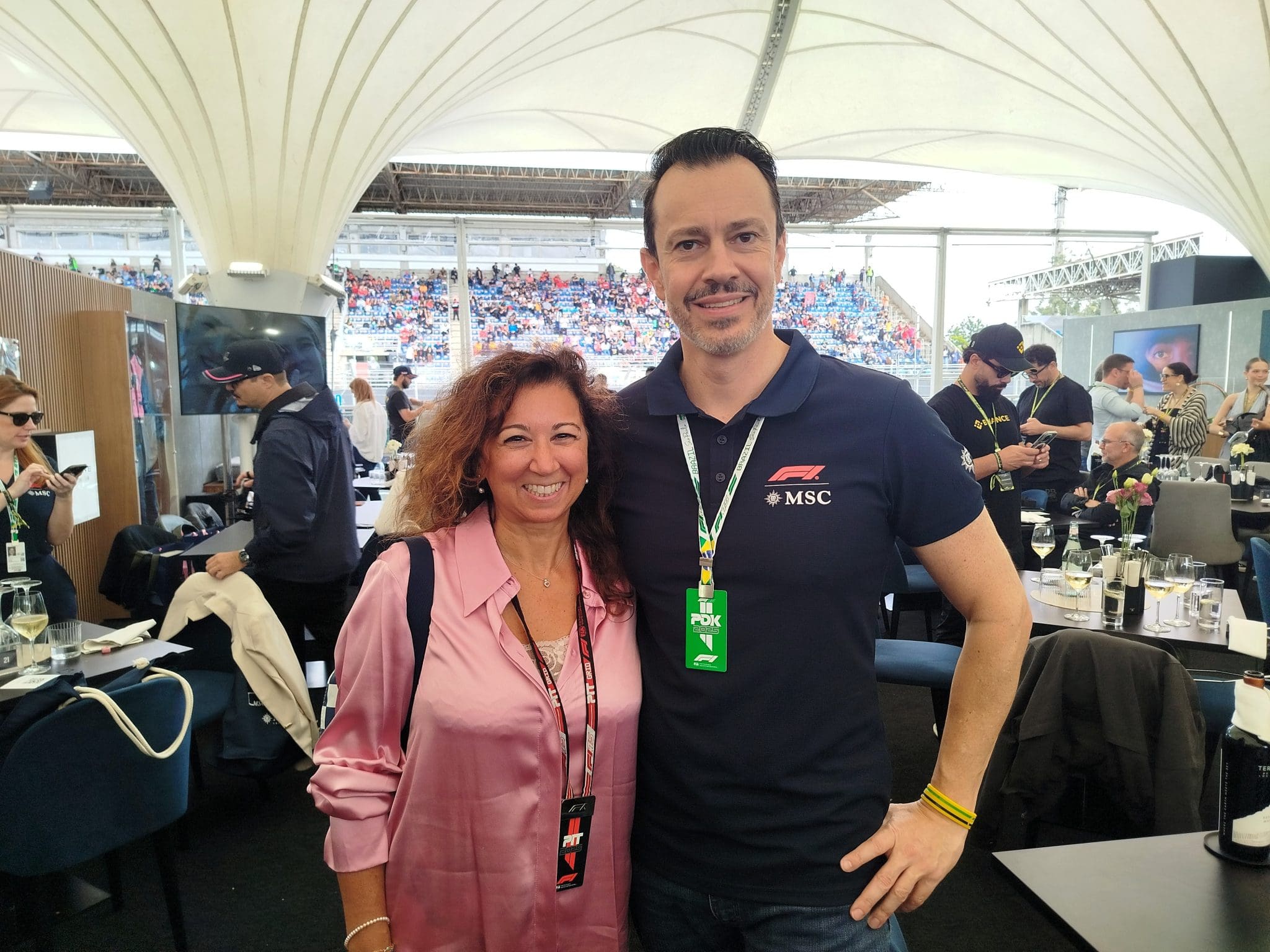 Kim Romano, coordenadora de projetos F1 da MSC Cruzeiros