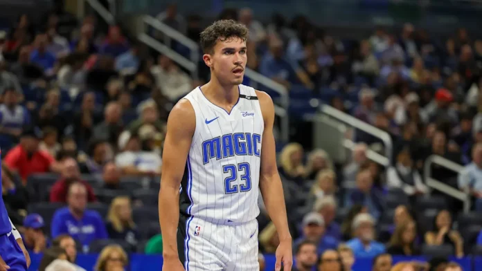 Tristan Silva, jogador do Orlando Magic, é uma das atrações da Brazil Night. Crédito: Mike Watters-Imagn Images