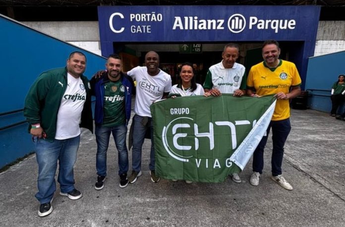Agentes de viagens participaram de experiências promovidas pela EHTL em partidas de futebol realizadas em Salvador e São Paulo. Crédito: Divulgação/EHTL