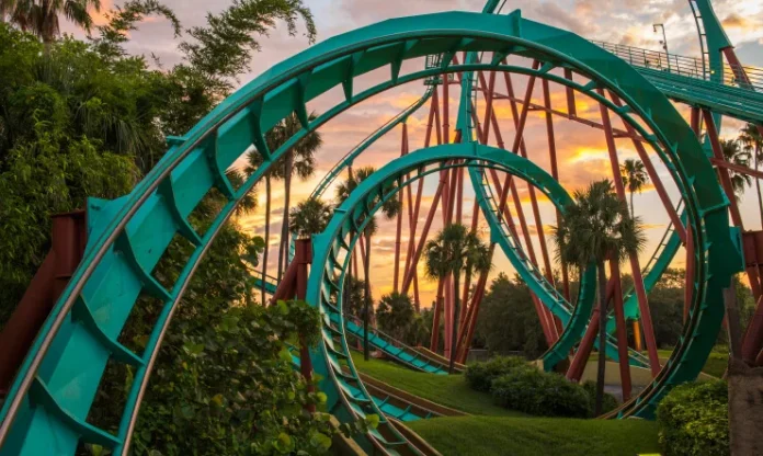 Após 33 anos de operação, a Kumba será desativada no Busch Gardens Tampa Bay em agosto. Crédito: Divulgação/Busch Gardens Tampa Bay Após 33 anos de operação, a Kumba será desativada no Busch Gardens Tampa Bay em agosto. Crédito: Divulgação/Busch Gardens Tampa Bay