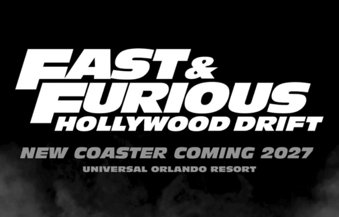 Universal Orlando divulga novos detalhes da montanha-russa Fast & Furious: Hollywood Drift, prevista para 2027.