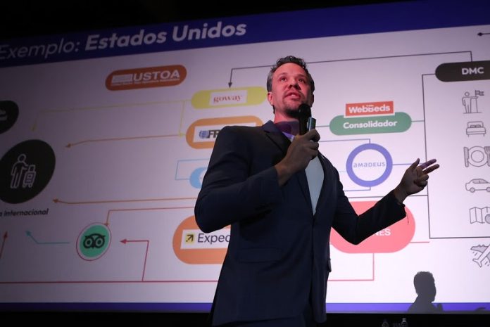 Para Bruno Reis, presidente da Embratur, ampliar a presença internacional dos destinos brasileiros exige combinar inteligência de mercado, promoção e preparação do setor turístico Crédito: Renato Vaz/Embratur