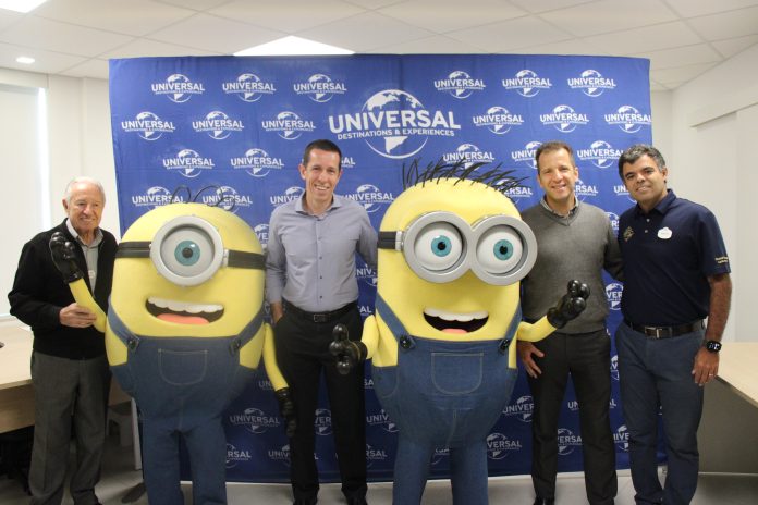 Flavio Louro, Afonso Louro e Rogério Louro, da EHTL, e Renato Gonçalves, da Universal. Flavio Louro, Afonso Louro e Rogério Louro, da EHTL, e Renato Gonçalves, da Universal.