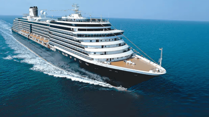 Cinco novos cruzeiros somam 52 noites e conectam Mediterrâneo, travessia transatlântica e Caribe após a renovação. Crédito: Divulgação/Holland America Line