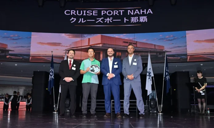 Royal Caribbean e MSC construirão novo terminal de cruzeiros em Okinawa, no Japão, com inauguração prevista para março de 2028. Crédito: Divulgação